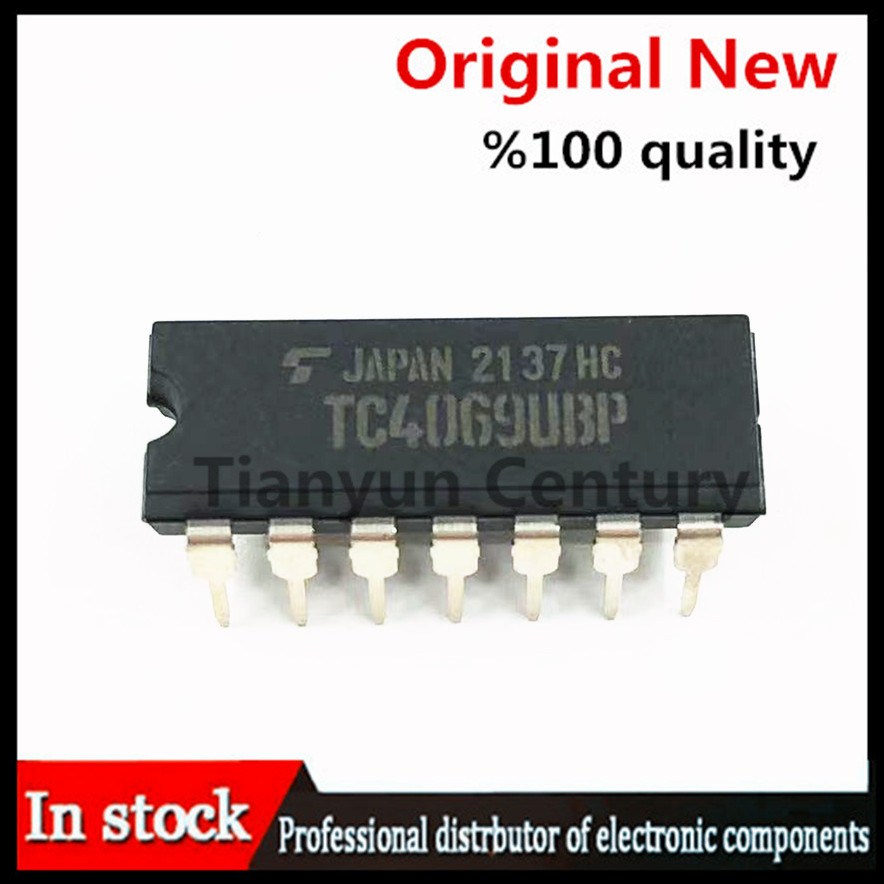 10 ชิ้น/ล็อต TC4001BP TC4013BP TC4021BP TC4052BP TC4069UBP TC4093BP TC4469CPD TC4584BP DIP en สต็อก