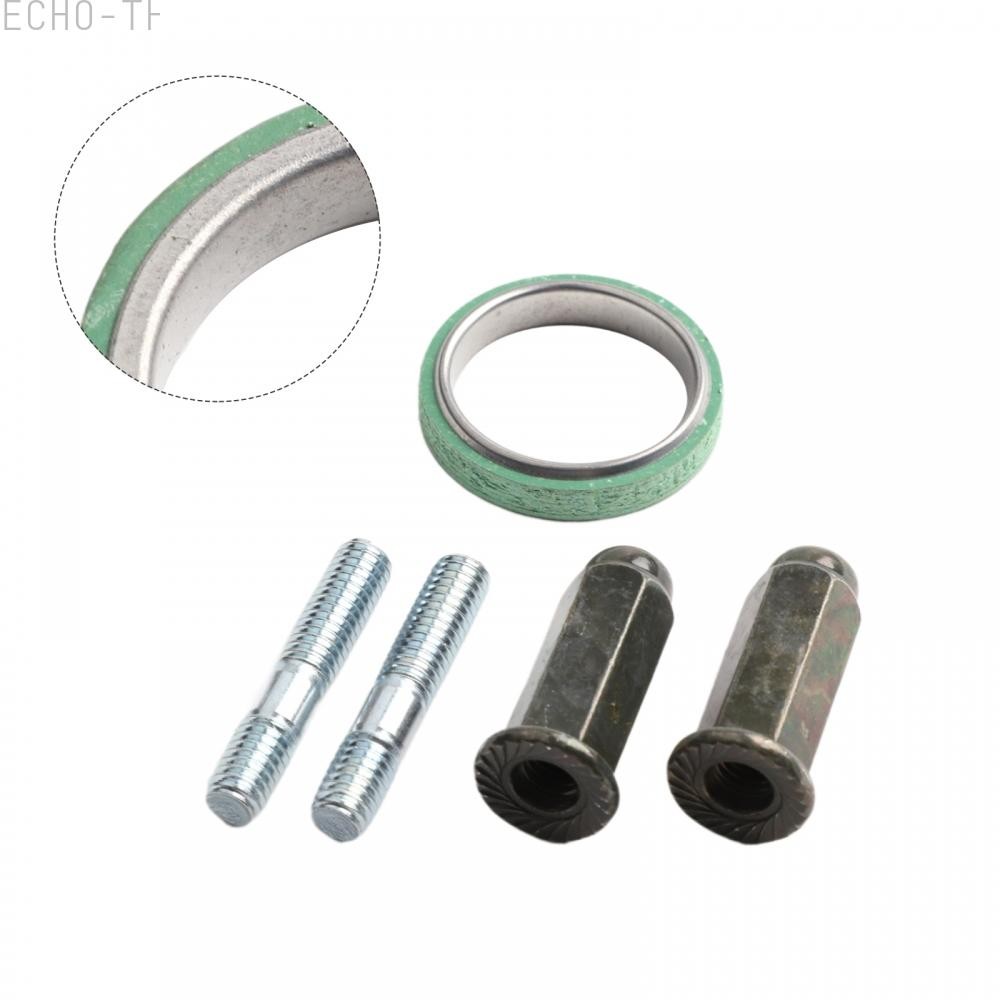 【ECHO】GY6 Exhaust Pipe Kit Anti-Rust Screws Durable Iron Material Easy Installation【Echo-baby】