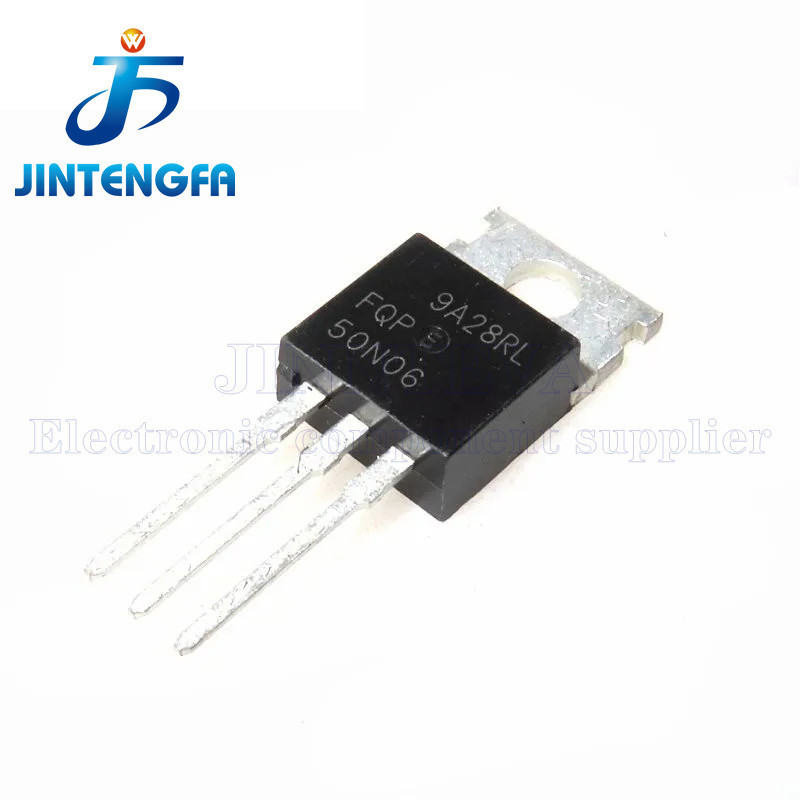 5PCS FHP50N06 FQP50N06 50N06 50A 60V TO-220 DIP N-Channel Enhancement โหมด Power MOSFET ทรานซิสเตอร์