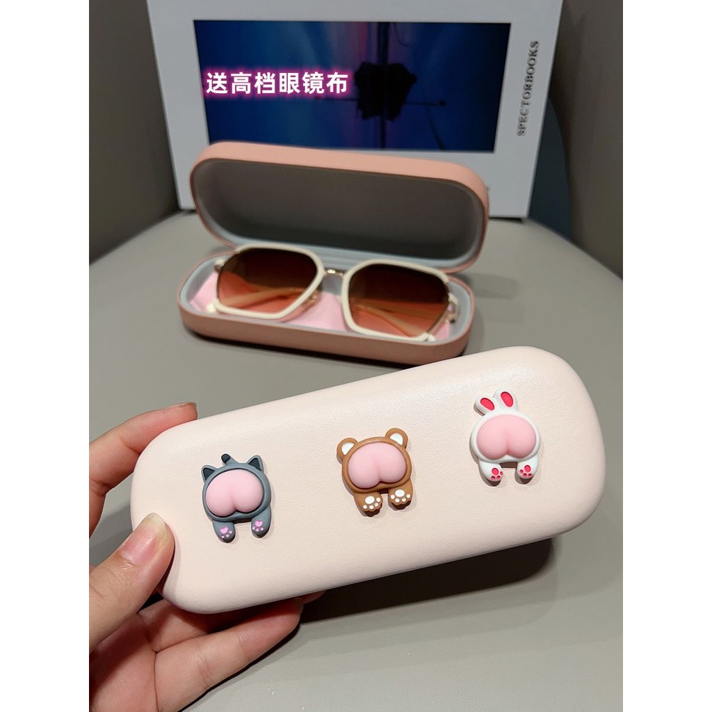 เคสแว่นตาผู้หญิงสไตล์ใหม่ปี 2025 พกพาได้ง่าย กันกระแทก และทนทาน เหมาะสำหรับนักเรียนและคนชอบใส่แว่นตากันแดด