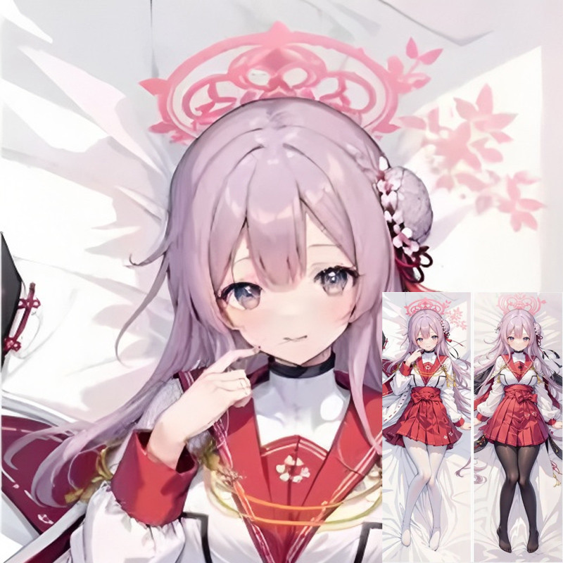 Mizuha Mimori Dakimakura จากเกม Blue Archive หมอนหุ้มOtaku สำหรับคนชอบเล่นเกมและตกแต่งบ้าน