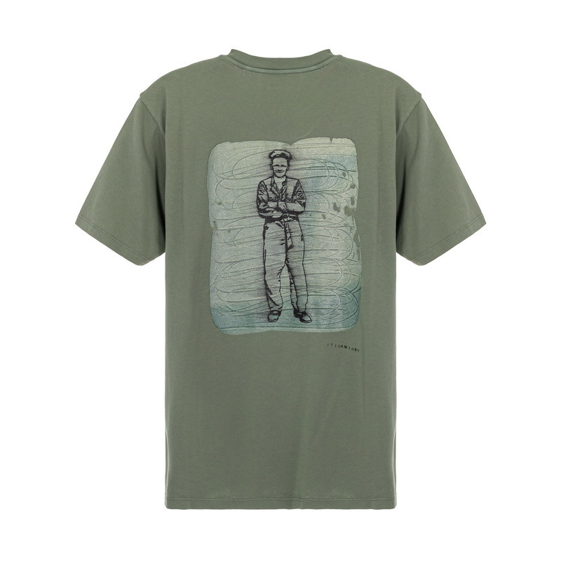 Cotton 100% Ready Stock CP COMPANY เสื้อยืดคอกลมแขนสั้นเรียบง่ายลําลองสําหรับบุรุษสไตล์ใหม่