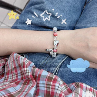 สร้อยข้อมือลายการ์ตูน สร้อยข้อมือลูกปัด เหมาะสำหรับเด็กและผู้หญิง ของขวัญวันเกิด พร้อมส่งจากไทย