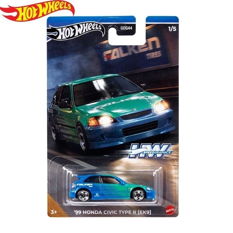Hotwheels Premium General Card Speed GDG44 Honda EK9 Land Rover Porsche Mazda Alloy Car Model Toy 9T