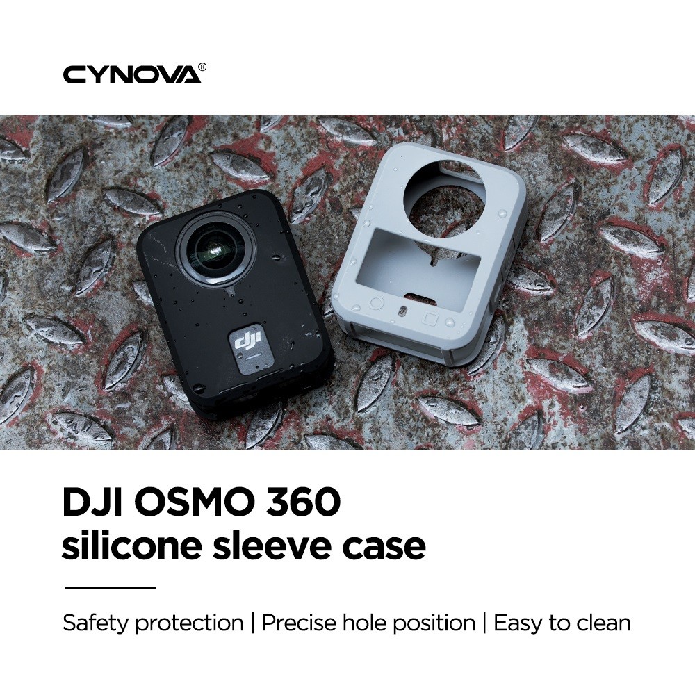 สําหรับ DJI OSMO 360 Body เคสซิลิโคนป้องกันกรณีความปลอดภัย OSMO 360 กล้องพาโนรามา Scratch และ Drop Resistance อุปกรณ์เสริม