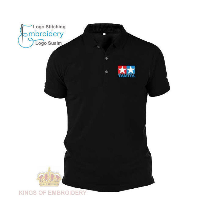 Baju Polo Classic T เสื้อ TAMIYA SUPER MINI 4WD โลโก้ Sulam เย็บปักถักร้อยสําหรับผู้ชายและผู้หญิงแขน