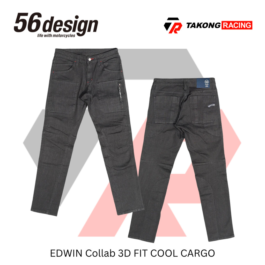 กางเกง 56DESIGN X EDWIN - 3D Fit Cool Cargo