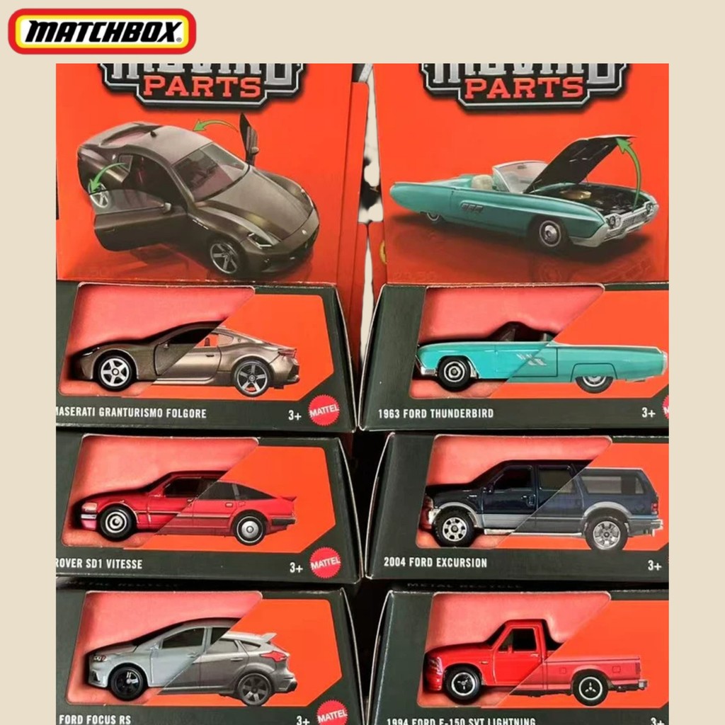FWD28 Matchbox Moving Parts เปิดประตู Movable Series Alloy Sports Car Boy Toy Car Model