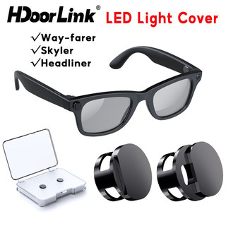 สติกเกอร์บล็อกแสง LED สำหรับ RayBan Meta Wayfarer/Skyler/Headliner เปลี่ยนการทำงานระหว่างกลางวันและกลางคืน
