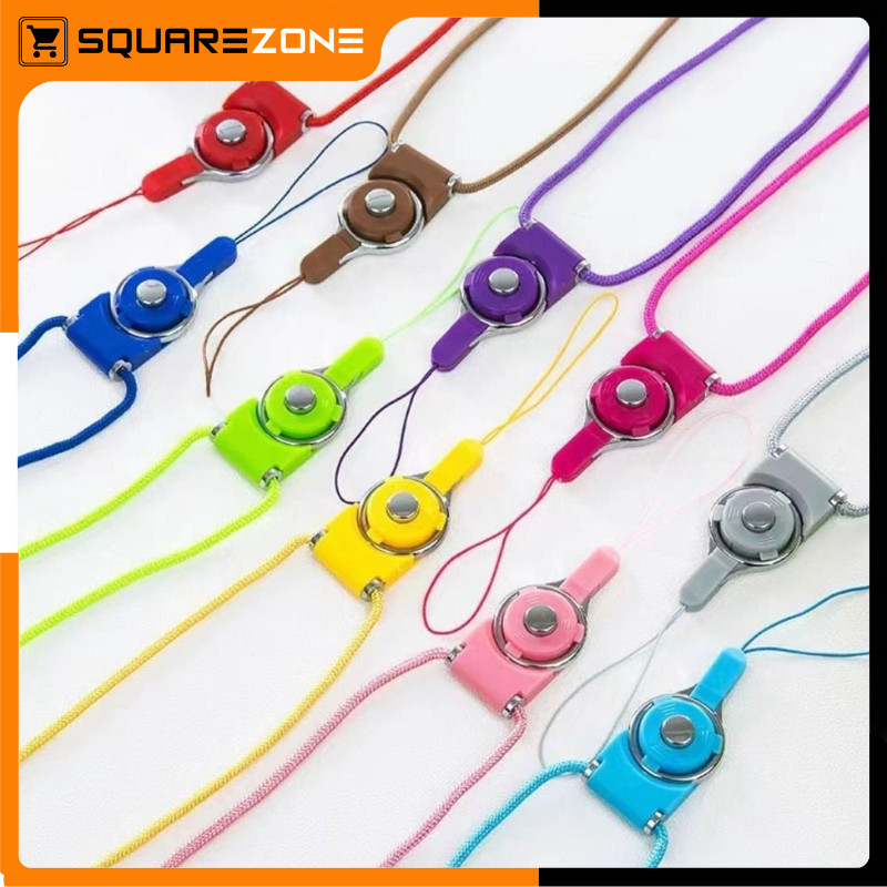 HP GANTUNGAN 2 in 1 โทรศัพท์มือถือ Lanyard สร้อยคอคอและ Universal สายคล้องโทรศัพท์มือถือ Lanyard ชื่