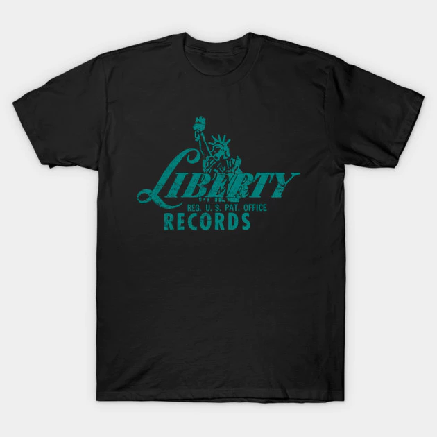 เสื้อยืด Vintage Liberty Records Cotton 100%