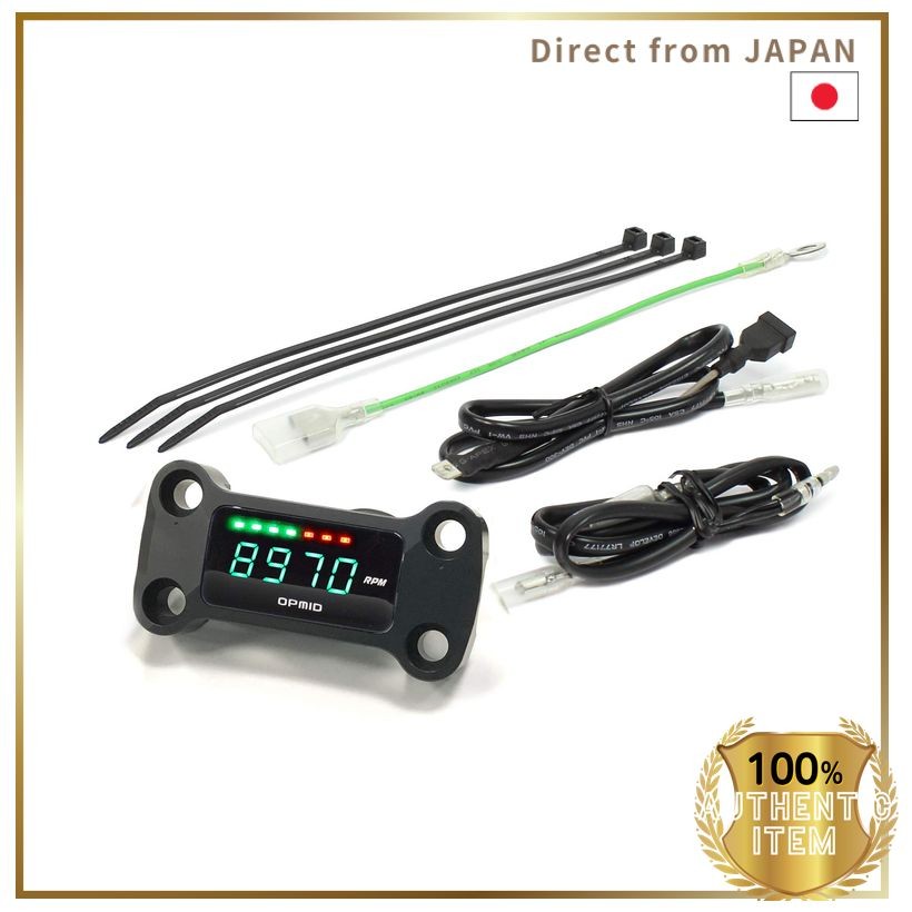 OPMID OPM Top Indicator Tachometer & Voltmeter Black Monkey125 M1304BK