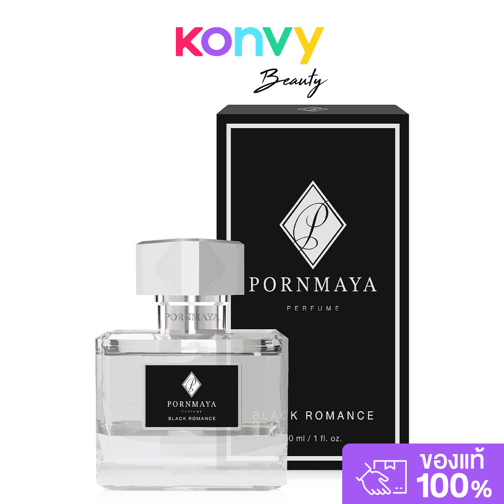 Pornmaya Black Romance 30ml น้ำหอมพรมายาผู้ชาย.