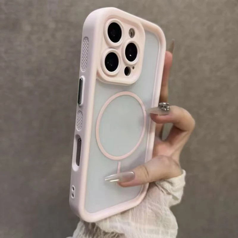 หรูหรา 2 IN 1 Matte เคสโทรศัพท์สําหรับ iPhone 11 12 13 14 15 16 17 Pro Max Air กันกระแทกเลนส์ป้องกันกันชนฝาครอบ