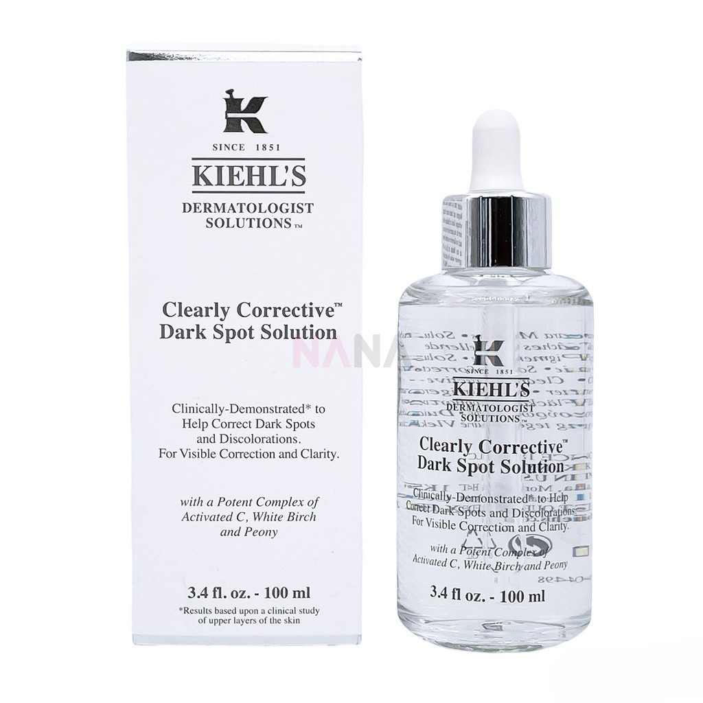 Kiehl's Clearly Corrective Dark Spot Solution 100ml/3.4oz เซรั่มลดเลือนจุดด่างดำและลดรอยสิว 100 มิลล