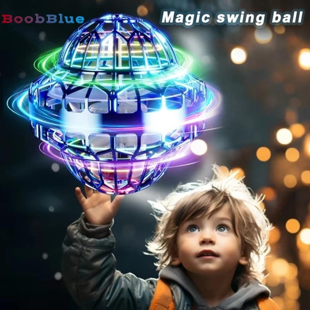 BOOBBLUE ของเล่นเด็ก Flying Ball, UFO Shape Birthday Spinning Flying Ball, Magic เซ็นเซอร์อัจฉริยะพร