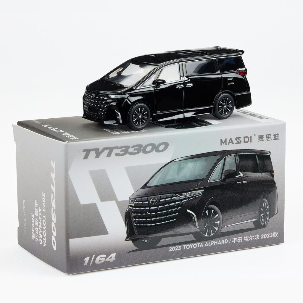 Mesdi 1: 64 TOYOTA Alpha MPV Business Car Model TOYOTA Alloy Car Model Collection Jewelry