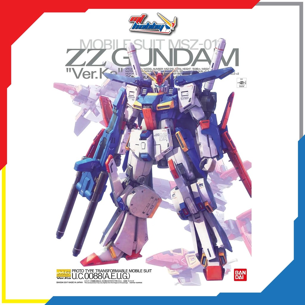 MG ZZ Gundam Ver.Ka Plastic Model Kit