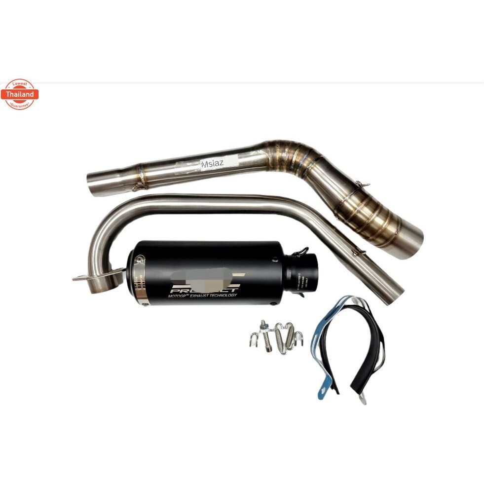 คอท่อสแตนเลส Mslaz และ R15 ตัวเก่า ก่อนyear 2017 สำหรัคอท่อ 2 นิ้ว พร้อมปลายท่อ มีให้เลือกหลายแ