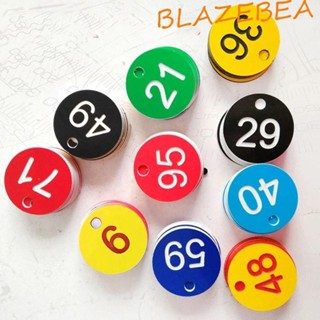 BLAZEBEA แท็ก Beehive รอบป้ายตัวเลขลําดับสีสันสดใส, อุปกรณ์เ…