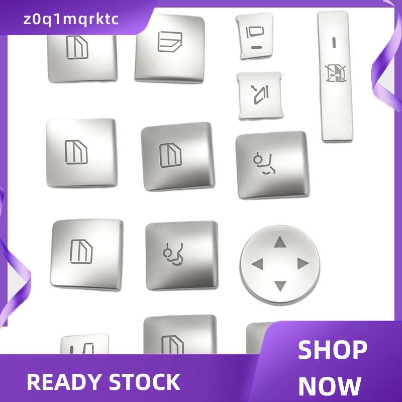 z0q1mqrktc ภายในประตู Armrest หน้าต่างปุ่มสวิทช์ Trim ฝาครอบสติกเกอร์สําหรับ ML CEG Class W204 W212 