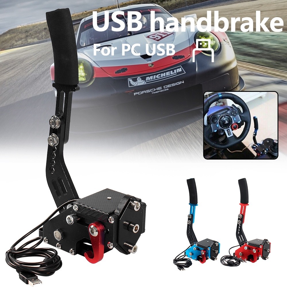 สําหรับ Logitech เบรคระบบ Handbrake/Drift อะแดปเตอร์สําหรับ Rally G29/G27/G25 PC Hall Sensor USB SIM Racing เกมสําหรับ T300 T500