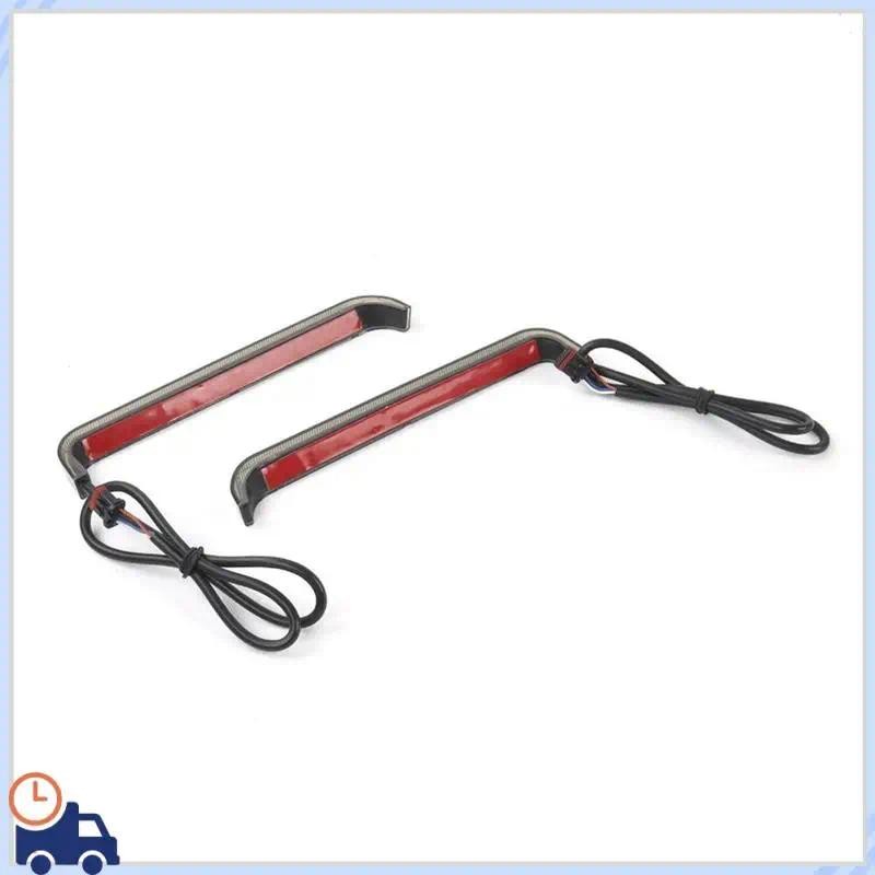 ทนทานรถจักรยานยนต์ Tracer ด้านหลัง Saddlebag ไฟ LED Run เปิดไฟเบรคสําหรับ CVO Street Glide แผนที่ Gl