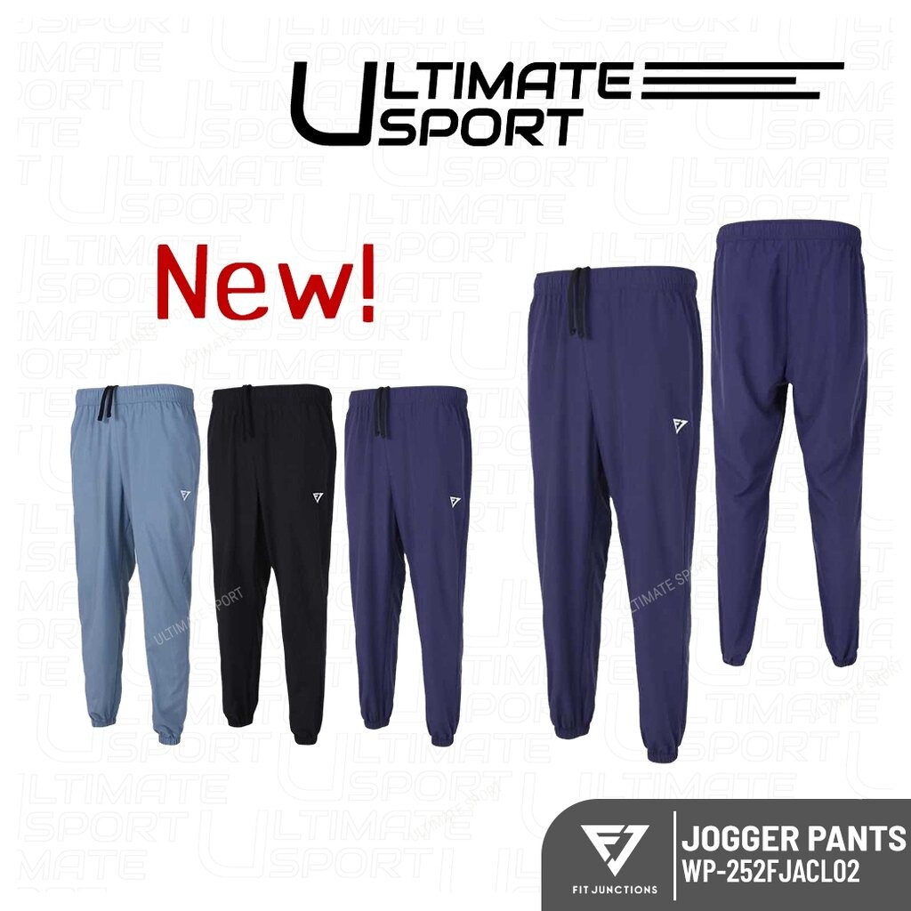 กางเกงขายาว ผ้าร่ม Fit Junction Jogger Pants ขาจั๊ม ทรงสปอร์ต ผ้านุ่มสบาย ระบายอากาศ รหัส WP-252FJACL02