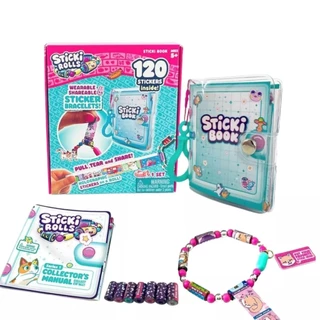 Ohayo สติกเกอร์ Sticki Rolls กำไลข้อมือสติ๊กเกอร์ DIY สร้อยข้อมือ สติ๊กเกอร์สร้างสรรค์ สวมใส่ได้ ฉีก ของเล่นเด็ก ของขวัญ