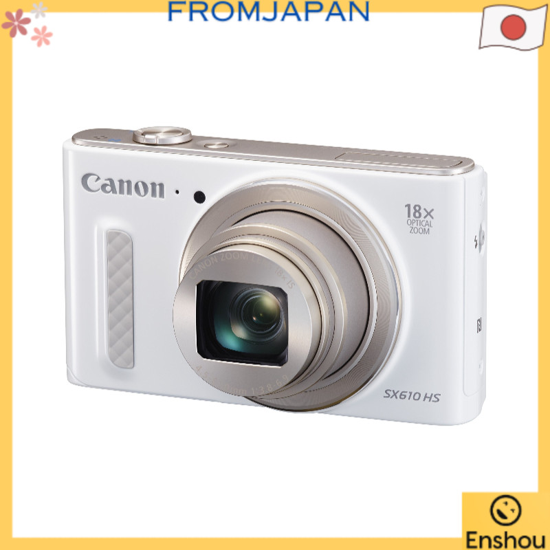 [From japan][USED ITEMS]Canon กล้องดิจิตอล PowerShot SX610 HS สีขาว ซูมออพติคอล 18 เท่า PSSX610HS(WH