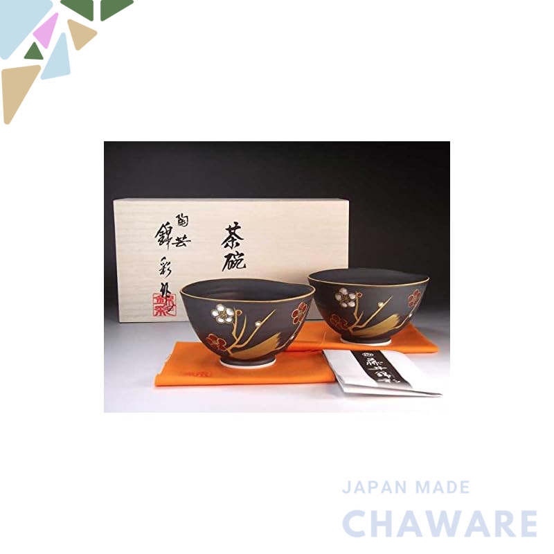 【made in japan】
Premium Arita Porcelain Rice Bowls Crafted by Artisan | Unique Kiln-Change Gold-Plat