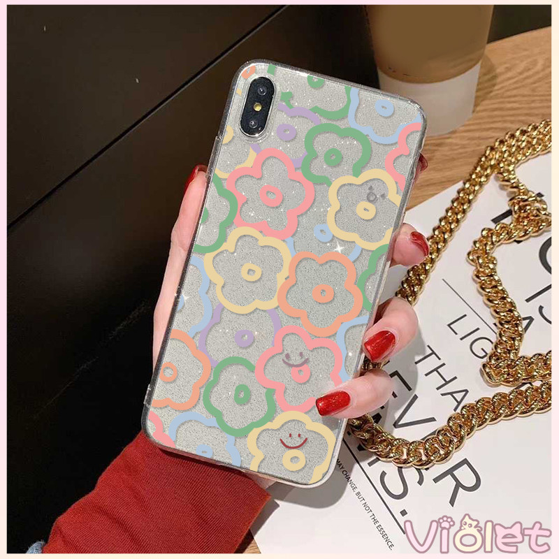 Violet เคสไอโฟน เคสใสกากเพชร สำหรับ iPhone 11 16 pro max 13 12 14 15 promax 7 plus  เคสใสกันกระแทก วิจิตร Flash CryBaby ราคา ถูกที่สุด ดีลบีเคเค แกลเลอรีภาพที่ 6