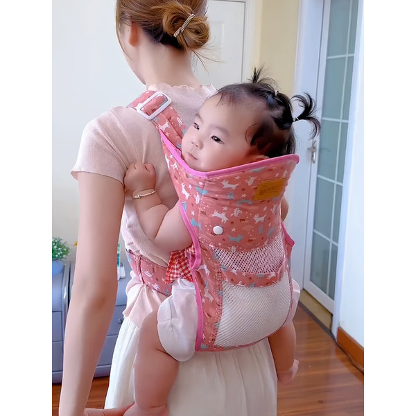เป้อุ้มเด็ก baby carrier Carrier Baby Little Month Age Baby Front and Back Dual-Use Back Baby Handy 