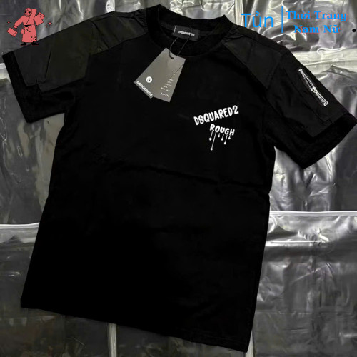 เสื้อยืดหลัง DSO แขนไหล่ลม เสื้อยืดผ้าคอตตอน