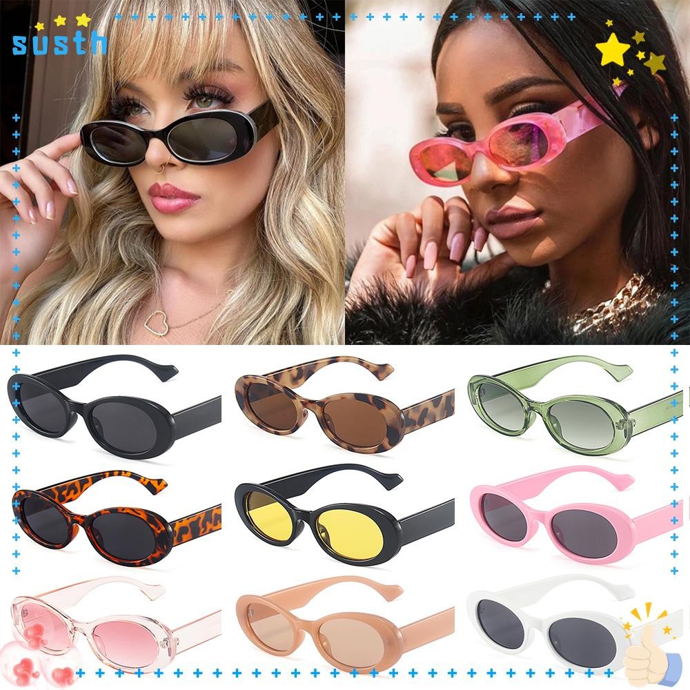 SUSTH Sun Glasses แฟชั่น UV400 Leopard Shades
