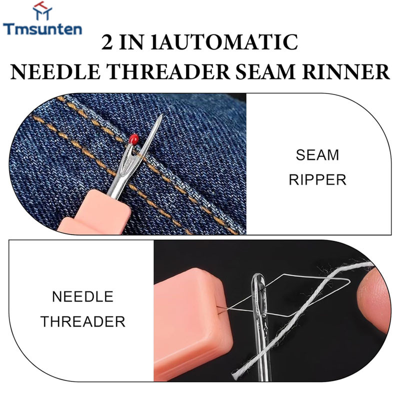 Tm ที่สนเข็ม 2in1 ที่เลาะผ้า/อุปกรณ์สนเข็ม 2อิน1 ที่เกี่ยวด้าย(ราคาต่อ1ชิ้น/คละสี) - รูปที่ 6