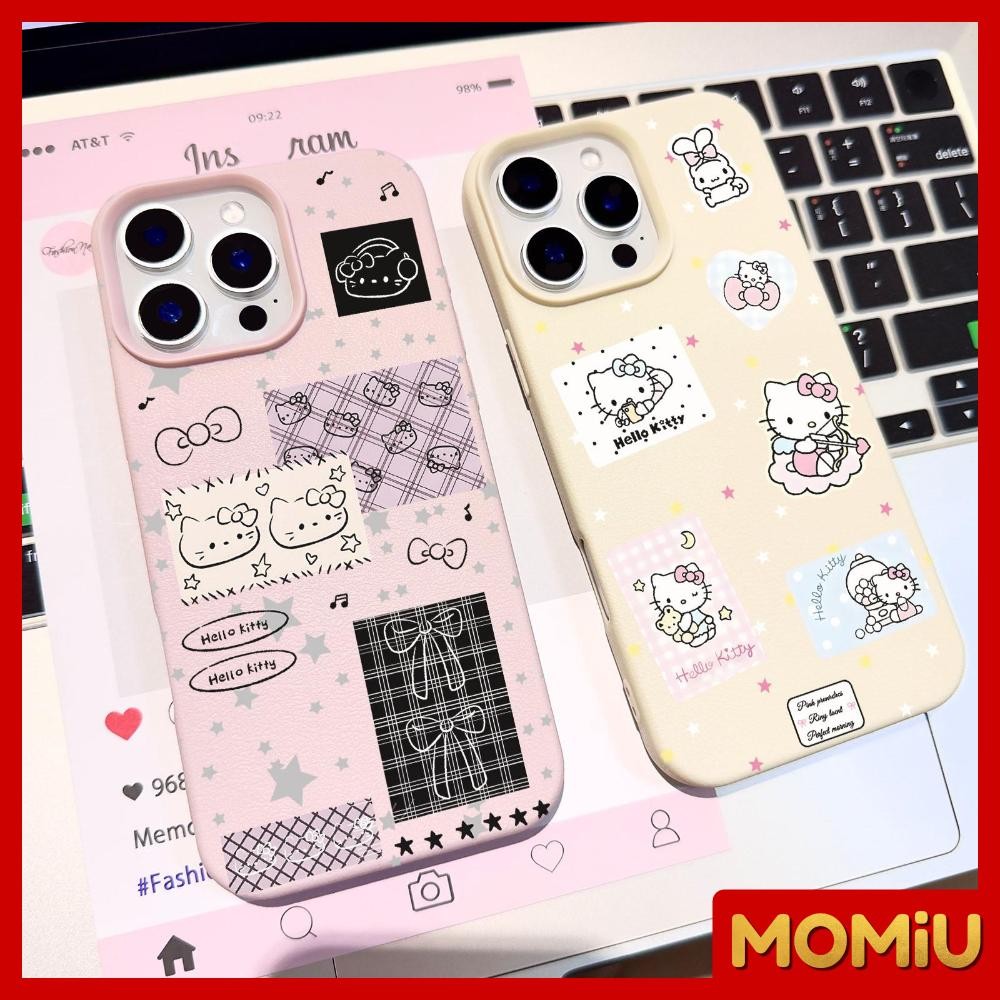 MOMiU - เข้ากันได้สำหรับ เคสไอโฟน11 เคส iphone16 Pro Max 7Plus XR 12 13 14 15 เนื้อหนัง TPU แบบด้าน ลูกแมวดาวน่ารัก