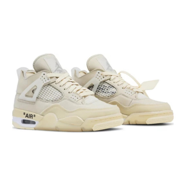 New Jordan 4 x Off-White Retro SP Sail Jordan CV9388-100
