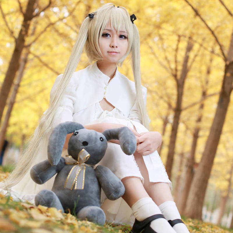 Sora Kasugano cosplay Suit Kasugano Sora cosplay white dress White Cute Daily Dress cosplay Anime co
