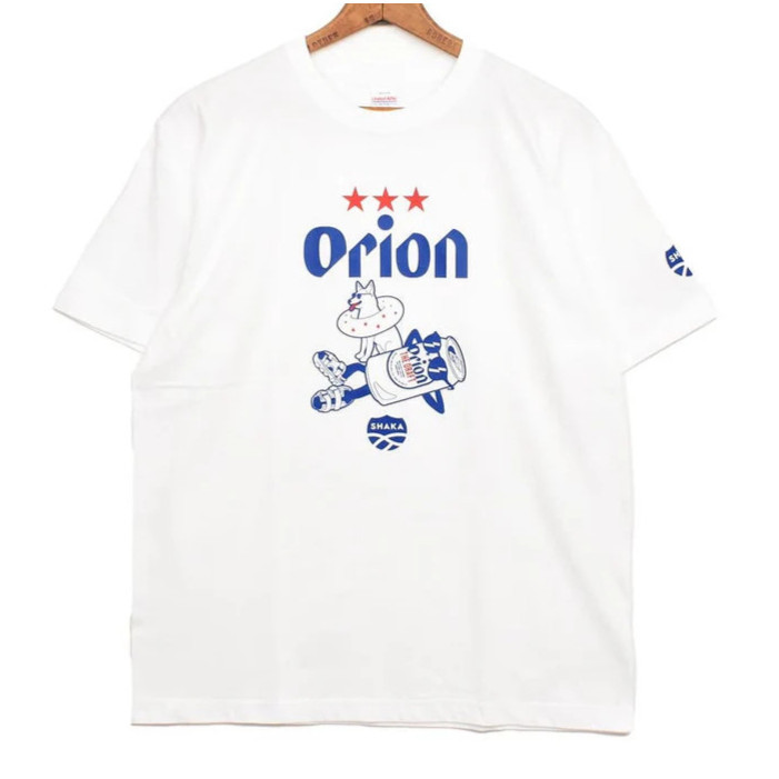 เสื้อยืดลายการ์ตูน Okinawa Orion สีดําสไตล์ใหม่ผ้าฝ้าย 100%