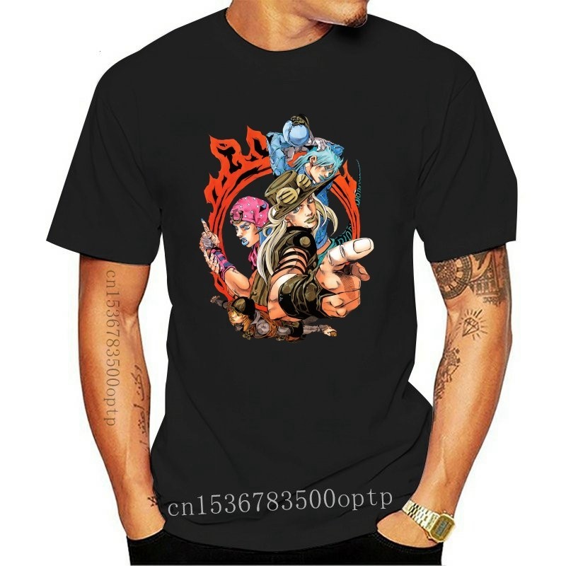 2022 Basic Slim Fit Jjba Gyro Zeppeli และ Sbr Crew Steel Ball Run