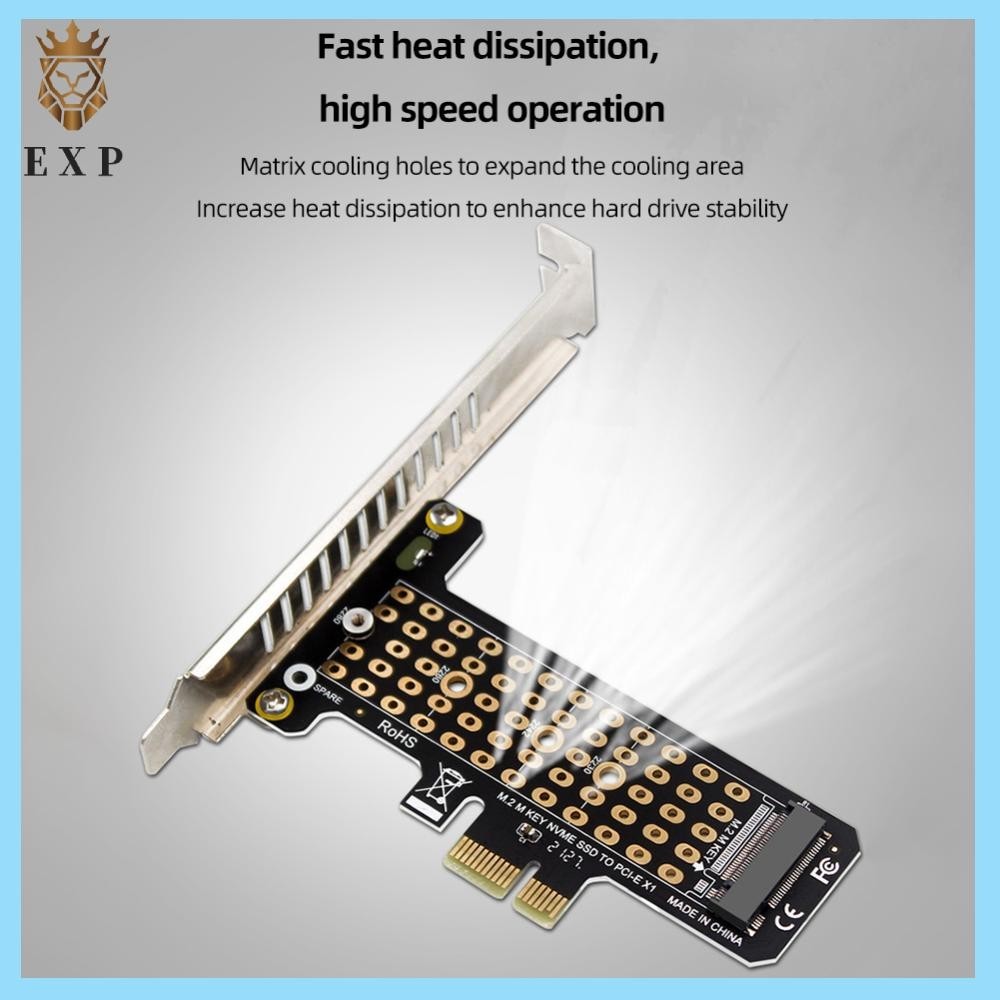 [explosion1.th] M.2 NVME เป็น PCIe4.0 X1 การ์ดแปลงสําหรับคีย์ M.2 NVME SSD 2230/2242/2260/2280