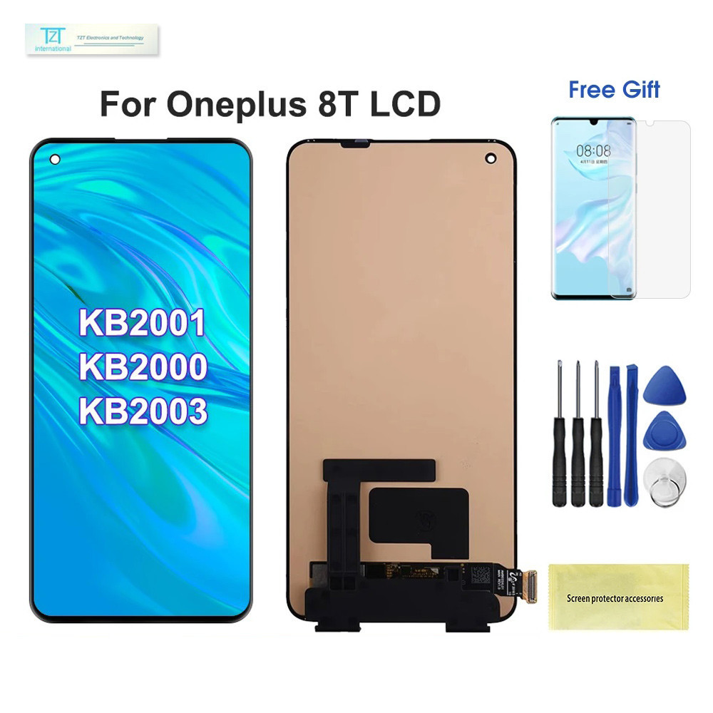 <พร้อมกรอบ> จอ lcd for OnePlus 8T หน้าจอ แท้ OLED/Amoled