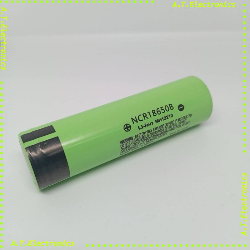 พร้อมส่ง! 1ก้อน ถ่านชาร์จ 18650 ความจุ 3400 mAh 3.7 โวล ลิเธียม NCR18650B ถ่าน 18650 งานแท้