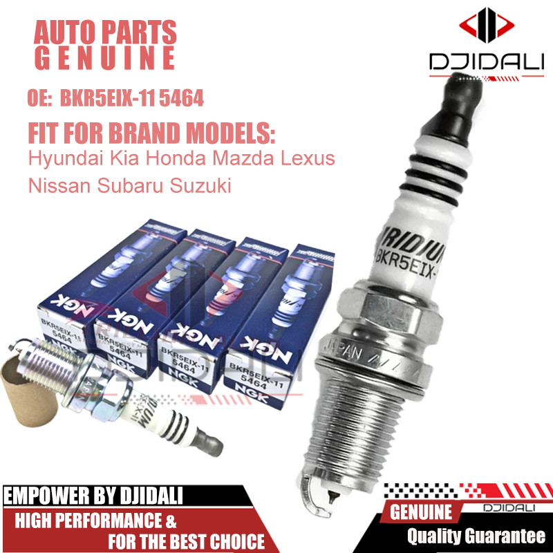 หัวเทียนอิริเดียม BKR5EIX-11 5464 สําหรับ Toyota Nissan Hyundai Mitsubishi Mazda Subaru Suzuki Lexus 2 ชิ้น 4 ชิ้น