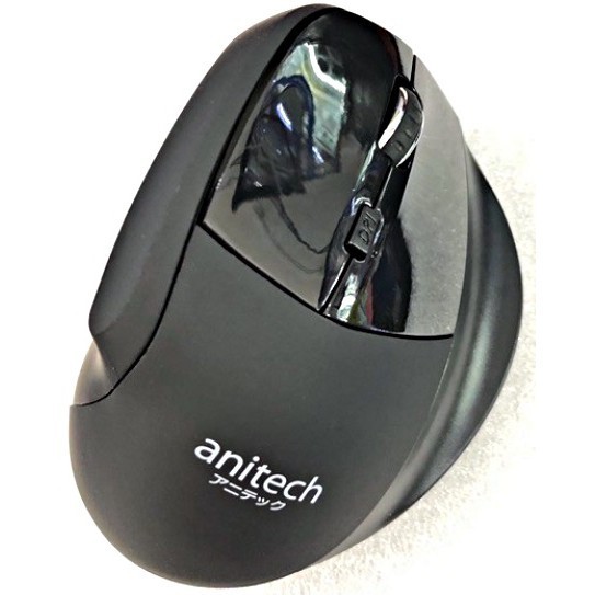 เม้าส์ไร้สาย เม้าส์ไร้สายเพื่อสุขภาพ ANITECH W225/W230 WIRELESS VERTICAL MOUSE