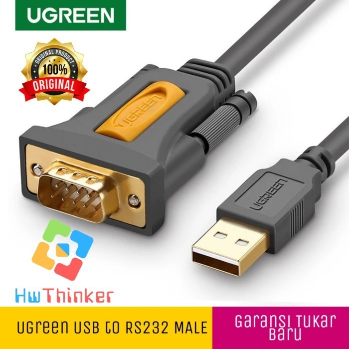 DS99 UGreen Cable USB to Serial RS232 UART DB9 MALE Adapter Cable