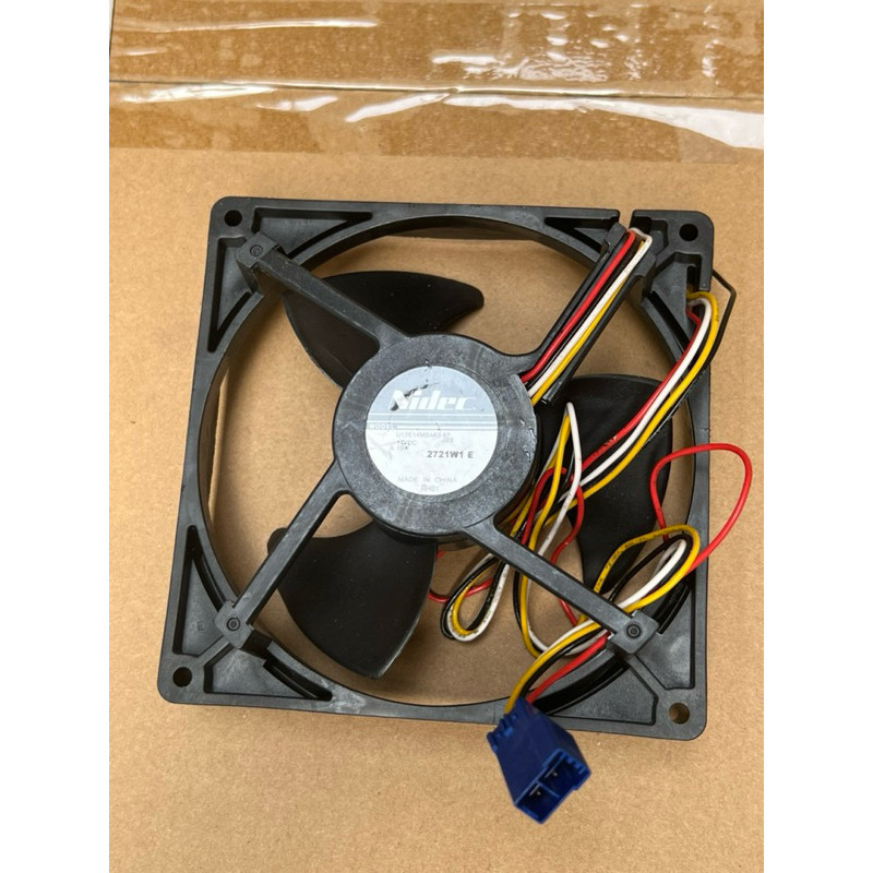 พัดลมตู้เย็นฮิตาชิแท้ (ขนาด5นิ้ว 14V DC./ 4สาย) อะไหล่ตู้เย็นแท้
