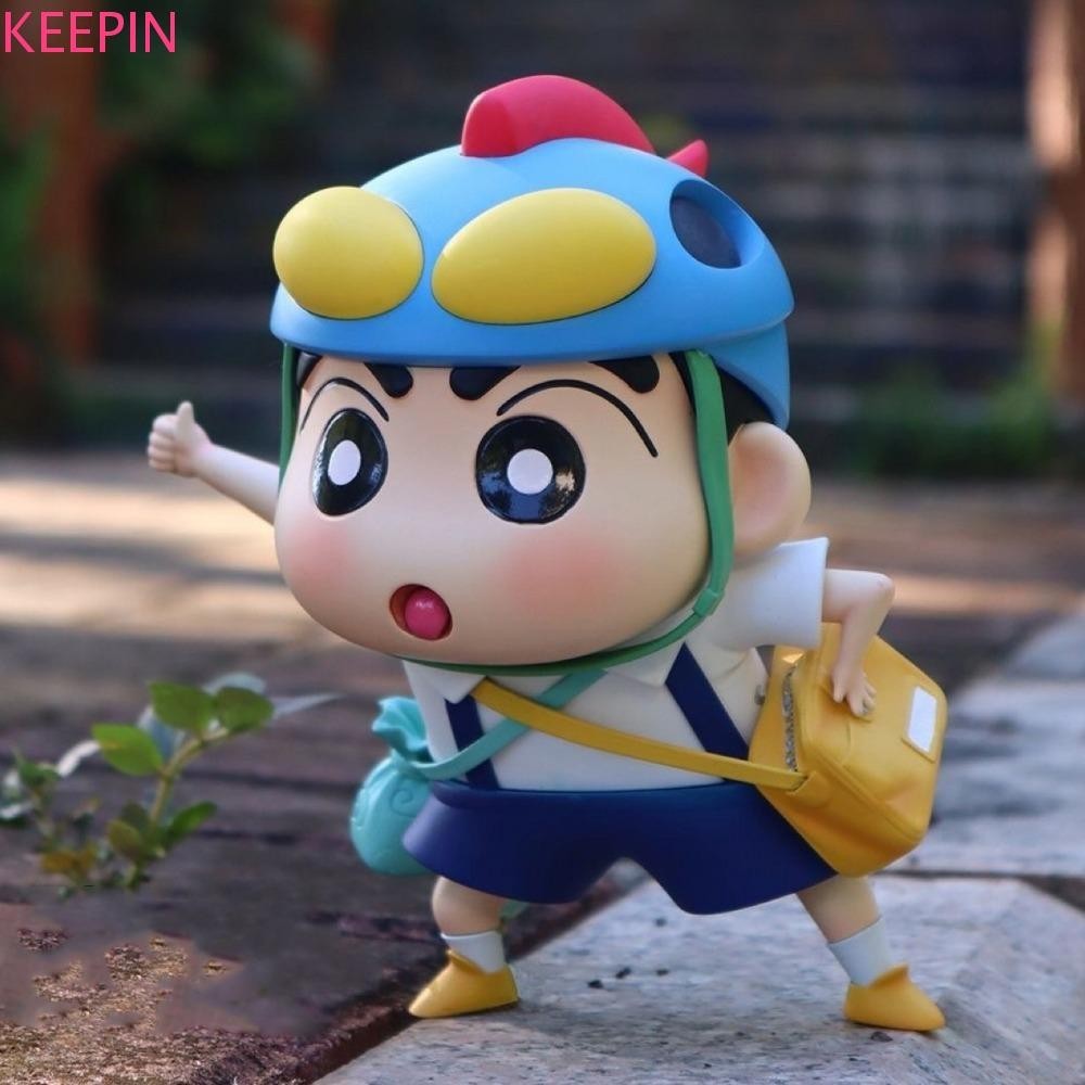 Keepin Crayon Shin-Chan รูป, Shinnosuke Nohara PVC ตุ๊กตา Crayon Shin-Chan ของเล่น,คอลเลกชันรุ่นอะนิเมะรูปตกแต่งโต๊ะ Crayon รูปของเล่นของขวัญวันเกิด