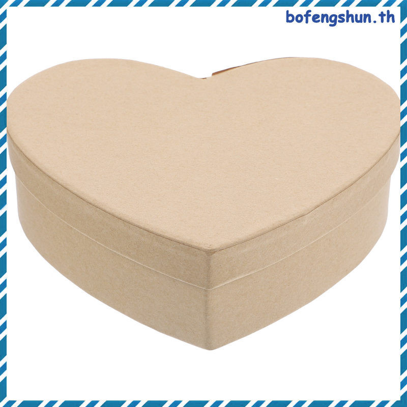 ของขวัญ Candy คอนเทนเนอร์กล่อง Love กระดาษคราฟท์หัวใจสําหรับดอกไม้ครบรอบปัจจุบันห่อของขวัญดอกไม้บรรจุภัณฑ์ bofengshun